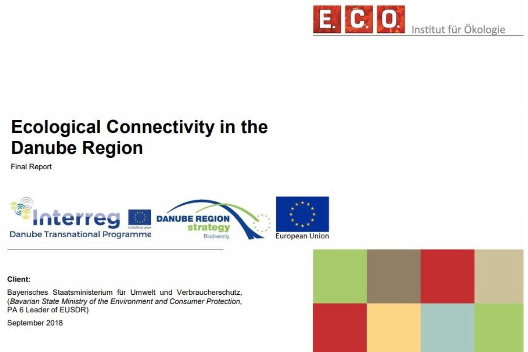 The study: Ecological Connectivity in the Danube Region